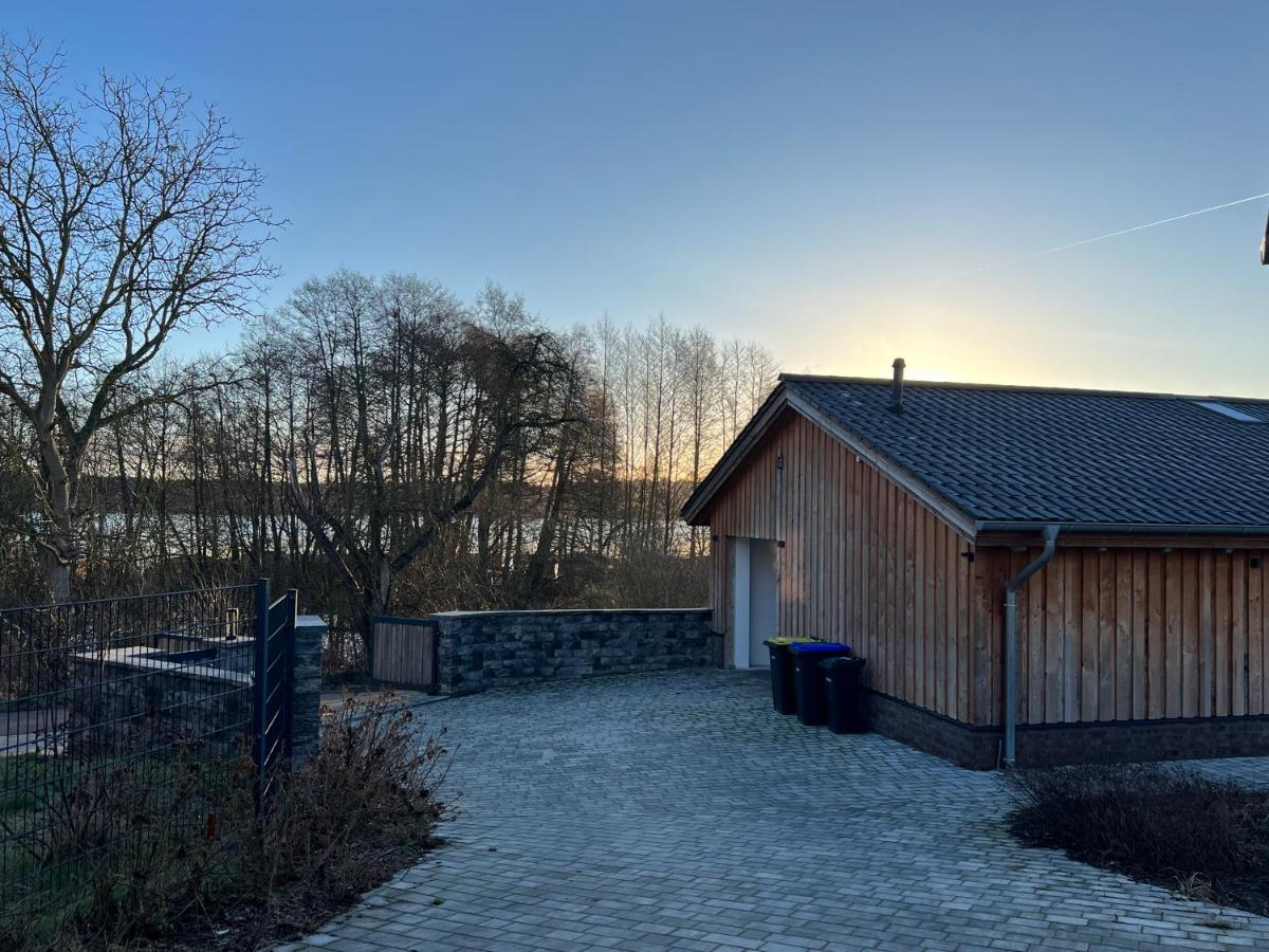 Ferienhaus Auszeit Mit Sauna Schwarz Dış mekan fotoğraf
