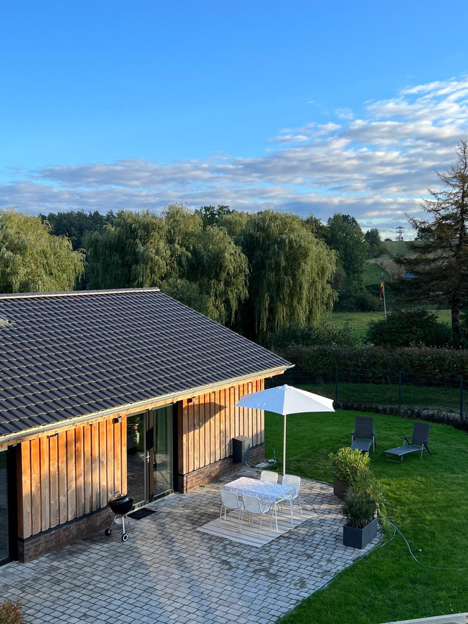 Ferienhaus Auszeit Mit Sauna Schwarz Dış mekan fotoğraf